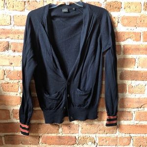 Paul Smith Navy Cardigan Sweater